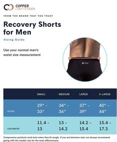 img 3 attached to 🩳 Men's Copper Compression Recovery Shorts, Underwear, Tights, and Boxer Briefs - Optimal Fit for Enhanced Performance