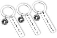 eigso friendship keychain - perfect graduation gift for long distance loved ones: mom, dad, sisters & best friends logo