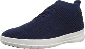 img 4 attached to Men's FitFlop Uberknit Waffle Shadow Shoes: Fashion Sneaker for Elevated Style