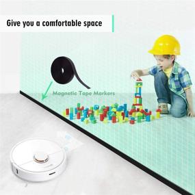 img 3 attached to 🧲 Highly Compatible 16 Feet Magnetic Boundary Strips for Neato Shark ION IQ 750, Eufy RoboVac 30, Xiaomi Roborock S5 – Robotic Vacuum Marker Tape