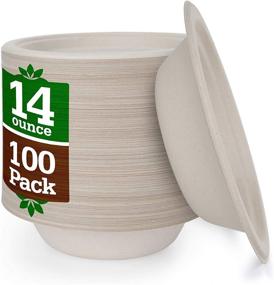img 4 attached to Compostable Biodegradable Heavy Duty Disposable Eco Friendly Household Supplies