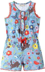 img 4 attached to 🦄 Платье-комбинезон с единорогом Frogwill для девочек - одежда для девочек комбинезоны и платья с улучшенным SEO.