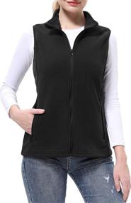 img 4 attached to BenBoy Outdoor Sleevess Outerwear MJ1042W Black XL Women's Clothing