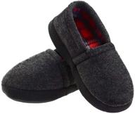 🧦 la plage boys' slippers: winter warmth & comfort with hard sole for cozy indoor wear logo