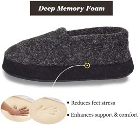 img 2 attached to 🧦 LA PLAGE Boys' Slippers: Winter Warmth & Comfort with Hard Sole for Cozy Indoor Wear