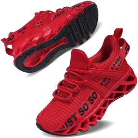 img 4 attached to 👟 COKAFIL Kids Sneakers: Running Shoes for Boys and Girls - Athletic, Non-Slip Sports Shoes for Little Kids and Big Kids