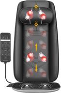 🔥 ultimate medcursor shiatsu back massager: heat, adjustable chair pad, neck & shoulder massagers, 2d/3d rolling kneading, vibration, home & office use logo