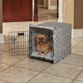 img 2 attached to 🐶 Enhance Pet Comfort with MidWest Homes for Pets Dog Crate Cover for Metal Crates