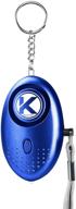 🔑 kadima collection: personal keychain alarm - self defense emergency device for women, men, kids & elderly (blue) logo