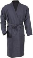 deconovo yp102 4 bathrobe xl 🛁 grey: the ultimate luxurious comfort for your relaxation logo