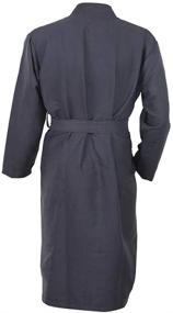 img 2 attached to Deconovo YP102 4 Bathrobe XL 🛁 Grey: The Ultimate Luxurious Comfort for Your Relaxation