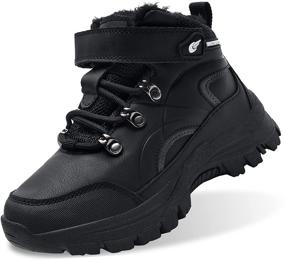 img 4 attached to Girls Winter Waterproof Insulated Outdoor Boys' Shoes in Outdoor
