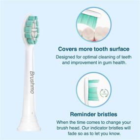 img 1 attached to 🦷 Value Pack of 8+2 Brushmo Replacement Toothbrush Heads Compatible with Philips Sonicare Electric Toothbrush