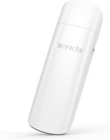 img 4 attached to Высокопроизводительная антенна Tenda U12 AC1300 Dual-Band беспроводного Wi-Fi 📶 USB 3.0 адаптер для ПК и Mac с совместимостью белого цвета.