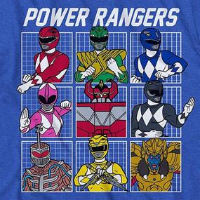 img 3 attached to Go, Go Power Rangers! Mighty Morphin Boys Graphic T-Shirt