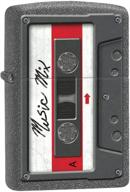 🔥 zippo lighter: iron stone cassette tape (model 78252) logo