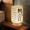 to friends gifts - engraved table lamp logo