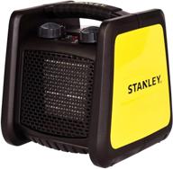 🔥 black and yellow st-221a-120 electric heater by stanley logo