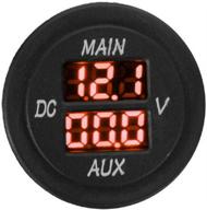 motorcycle 12 24v digital voltmeter ammeter test, measure & inspect in electrical testing logo