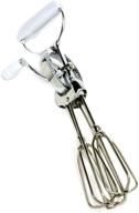 🥚 norpro egg beater classic hand crank stainless steel mixer: efficient 12-inch tool for easy mixing logo