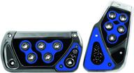 🚗 набор педальных накладок pilot automotive pm-2312b2 для автоматических трансмиссий - черно-синий, 1 упаковка логотип