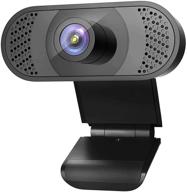 ruichenxi 1080p webcam with microphone: high-quality usb 2.0 web camera for live streaming, conferencing, gaming, study, and video calling – auto light correction, plug and play convenience logo