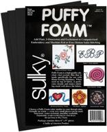 🧶 sulky america black puffy foam logo