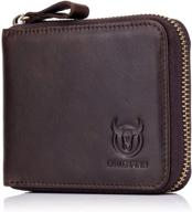 bullcaptain leather wallet for men - blocking wallets and stylish accessories logo