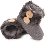 maleris buttons booties knitting newborn boys' shoes logo