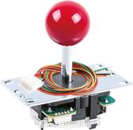 🕹️ sanwa jlf-tp-8yt red original joystick - adjustable 4 & 8 way for arcade jamma game, compatible with catz mad sf4 tournament joystick (red ball top) - s@nwa logo