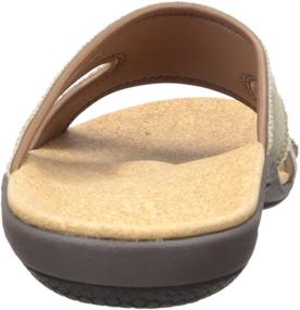 img 2 attached to 👡 Spenco Kholo Slide Sandal Straw: Comfort and Style Combined