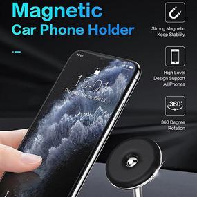 img 3 attached to SALEX Dashboard Windshield Universal Compatible Portable Audio & Video and MP3 & MP4 Player Accessories