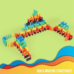 img 2 attached to 🎢 Pro Scale Stacking Toppling Dominoes - Bulk Set