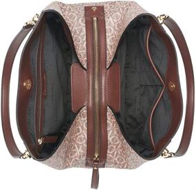 img 1 attached to 👜 Stylish and Spacious: Calvin Klein Ellie Novelty Triple Compartment Shoulder Bag