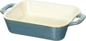 img 3 attached to 40511 882 Ceramics Rectangular 5 5X4 Inch Turquoise