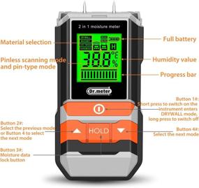 img 2 attached to 🌲 Dr Meter Multifunctional Moisture Meter for Firewood and Furniture