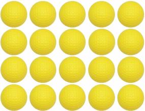 img 4 attached to 🏌️ YARCHONN 20PCS Soft PU Rubber Golf Practice Balls: Foam Elastic Training Balls for Indoor and Outdoor Use - Ideal for Men, Women, and Kids