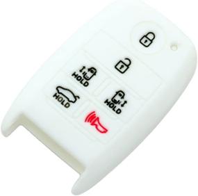 img 2 attached to СИЛИКОНОВЫЙ ЧЕХОЛ ЗАЩИТЫ SEGADEN для KIA Sedona 6 кнопок Smart Remote Key Fob CV4151 - Белый, чехол высочайшего качества