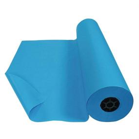 img 4 attached to Colorations DSBB Bright Blue Dual Surface Paper Roll