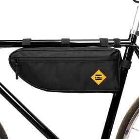 img 4 attached to 🚲 MOOCi Bicycle Triangle Bag: Waterproof Frame Bag for Bicycles - Professional Oversize Tube Bag & Accessories