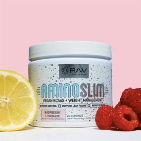 img 1 attached to 🌸 Amino Slim for Women - Vegan Slimming BCAA Weight Loss Drink with Amino Acids, L-Glutamine Powder for Post-Workout Recovery, Fat Burning, Appetite Control, Metabolism Boost, and Stress Relief