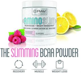 img 2 attached to 🌸 Amino Slim for Women - Vegan Slimming BCAA Weight Loss Drink with Amino Acids, L-Glutamine Powder for Post-Workout Recovery, Fat Burning, Appetite Control, Metabolism Boost, and Stress Relief