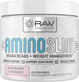 img 4 attached to 🌸 Amino Slim for Women - Vegan Slimming BCAA Weight Loss Drink with Amino Acids, L-Glutamine Powder for Post-Workout Recovery, Fat Burning, Appetite Control, Metabolism Boost, and Stress Relief