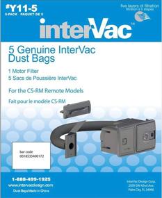 img 1 attached to Genuine InterVac Vacuum Cleaner Dust Bags for CSRM Models - Y11-5 Upgrade for Enhanced Performance