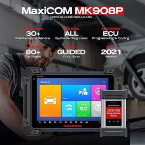 img 3 attached to 🛠️ Автосканер Autel MaxiSys Pro MK908P 2021 | То же, что и MaxiSys Elite | Улучшенная версия MS906TS/MS906BT/MS908/MK908 | Программирование, кодирование, активный тест | 30+ сервисных функций | Видеоинспекция MV105