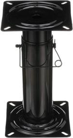 img 3 attached to 💺 Attwood 91320-ADJ Adjustable Pedestal for Boat Seat: Height Adjustable 11 ½-17 ½ Inches, Black Powder Coated