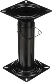 img 1 attached to 💺 Attwood 91320-ADJ Adjustable Pedestal for Boat Seat: Height Adjustable 11 ½-17 ½ Inches, Black Powder Coated