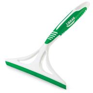 🚿 libman commercial 1070 shower squeegee - pack of 6 - 8" wide - green and white - high-quality polypropylene and sanoprene materials logo