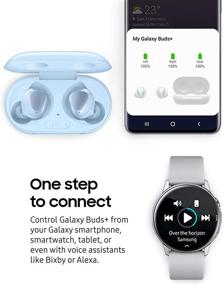 img 2 attached to 🎧 Samsung Galaxy Buds Plus, наушники True Wireless с беспроводным зарядным кейсом, облачно-синие - американская версия