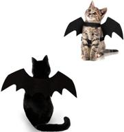 🦇 spooky halloween fun: cat bat wings costume for small dogs and kittens! логотип